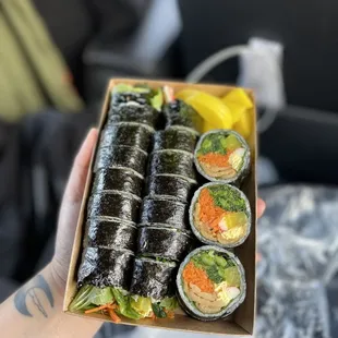 food, sushi and sashimi