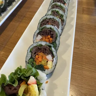 Smoked Beef Kimbap