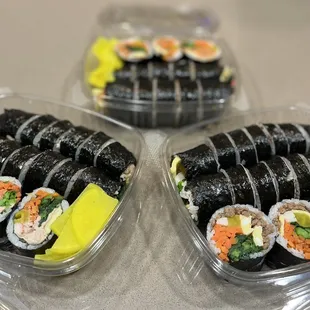 Kimchi, Beef, &amp; Tuna Kimbap