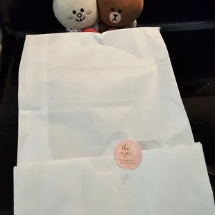 We took our kimbap home