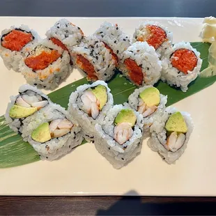 Crunchy 8. Spicy Salmon Roll