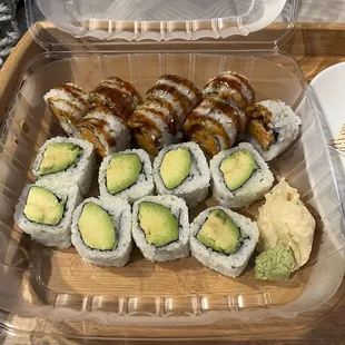 Sweet Potato Roll Avocado Roll