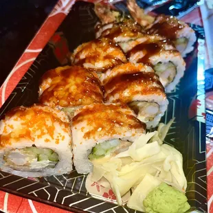 Shrimp Tempura Roll ( added cream cheese $1)