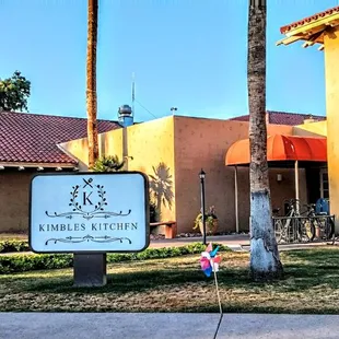 Kimbles Kitchen entrance near plenty of parking