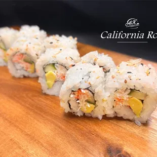 Crab salad, cucumber and avocado