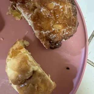 Half of both donuts. Must try each!!