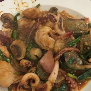Stiry-Fry Seafood