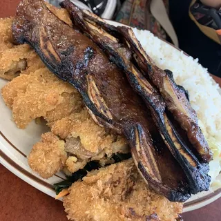 Kalbi and Chicken Katsu