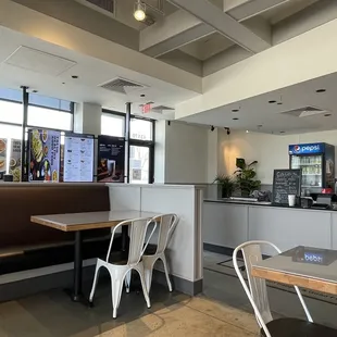 the interior of a restaurant