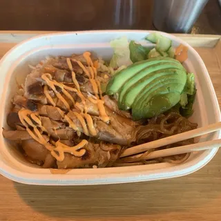 Teryiaki Chicken and Avocado