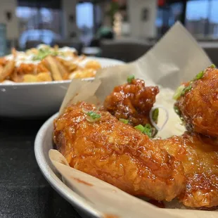 Korean fried Wings