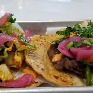 Bulgohgi taco. Yum