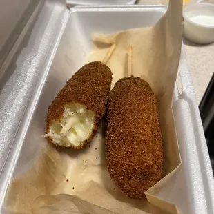 Potato Korean Corn Dogs