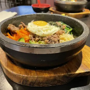 Hot stone bowl
