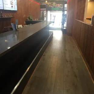 sushi and sashimi, interior
