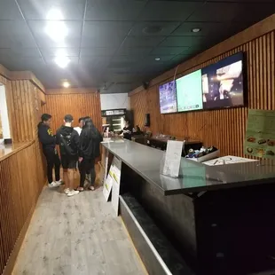 interior, sushi and sashimi