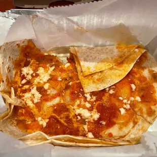 Medium Kimchi Goat Cheese Quesadilla