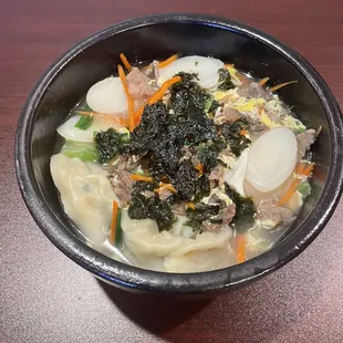 Tteok Mando soup