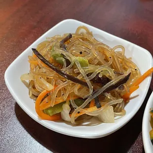Banchan; japchae
