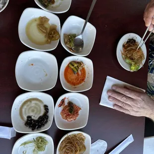 So much banchan !!!