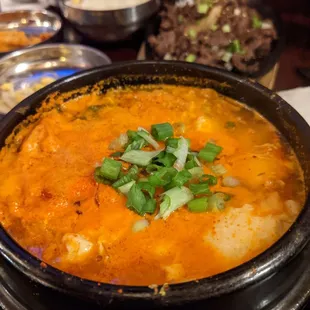 Soondubu pork stew