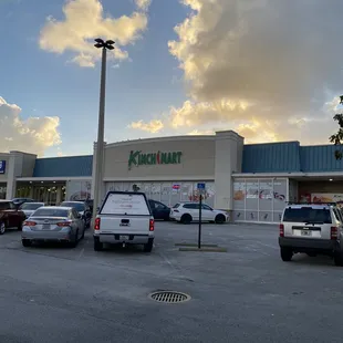 cars parked in a parking lot