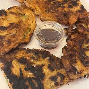 Scallion Pancake - kimchi