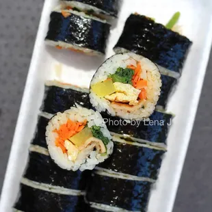 Kimbap ($9-ish) - with fish tofu