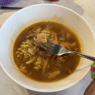 Ramen (mild) with chicken
