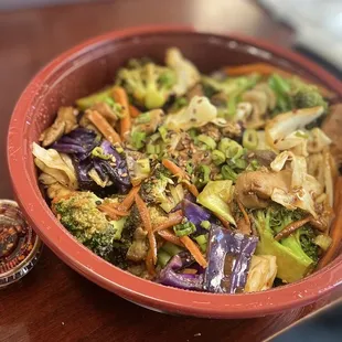 Spicy Teriyaki Bowl with KBBQ Spicy Chicken