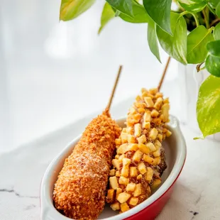 Korean Street Corndog+Potato Corndog