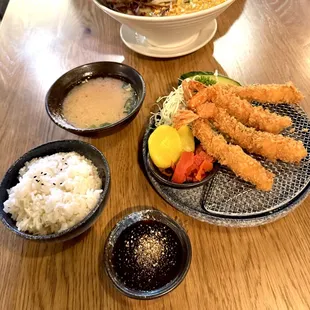 shrimp katsu set