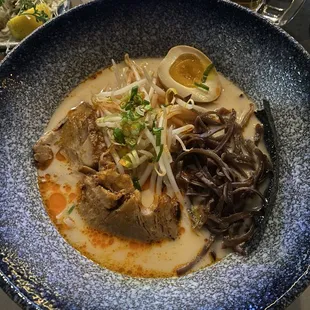 Spicy ramen is very good and pretty spicy.