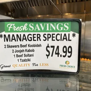 Manager Special