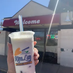 Boba, front of building