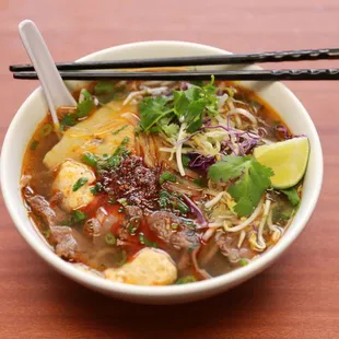 Spicy Beef Noodle "Bun Bo Hue"