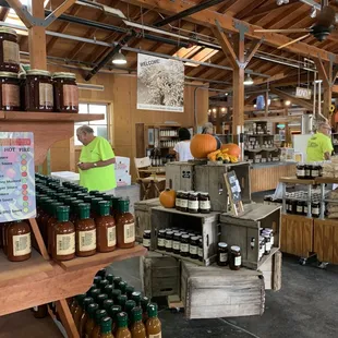 a man working in a store
