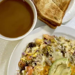 OC Scrambler  Toast  Coffee