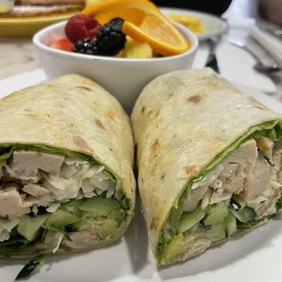 Garlic Chicken Wrap