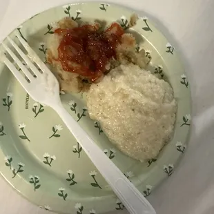 Grits and home fries