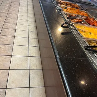a variety of food items