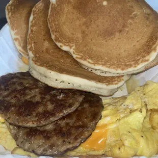 pancakes, food