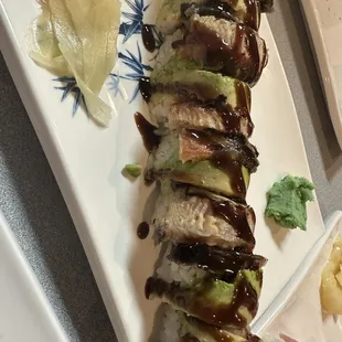 Black dragon roll: this was our favorite! Very good!
