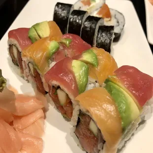 Spicy Rainbow Roll