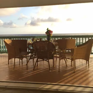 The setting for our beautiful dinner