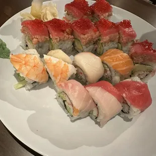 sushi, sushi and sashimi, sashimi, food