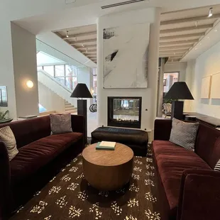 One of the many sitting areas