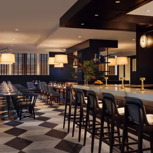 Modern Italian restaurant located on the ground floor, il Modo.