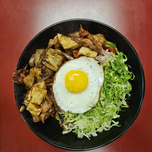 soy source beef bowl