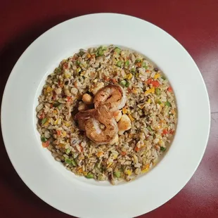 fried rice with shrimp